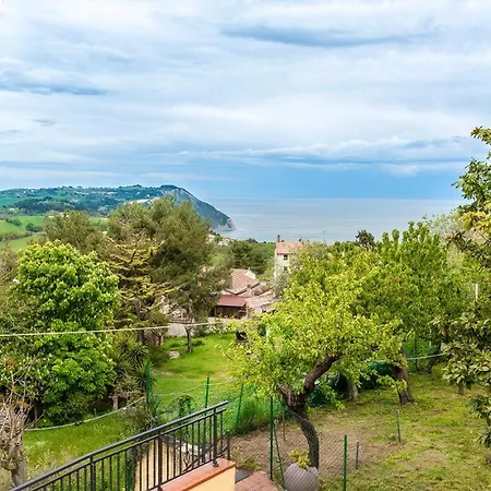 A27 - Poggio, Quadrilocale Con Vista Sul Mare Di Portonovo Apartmán *